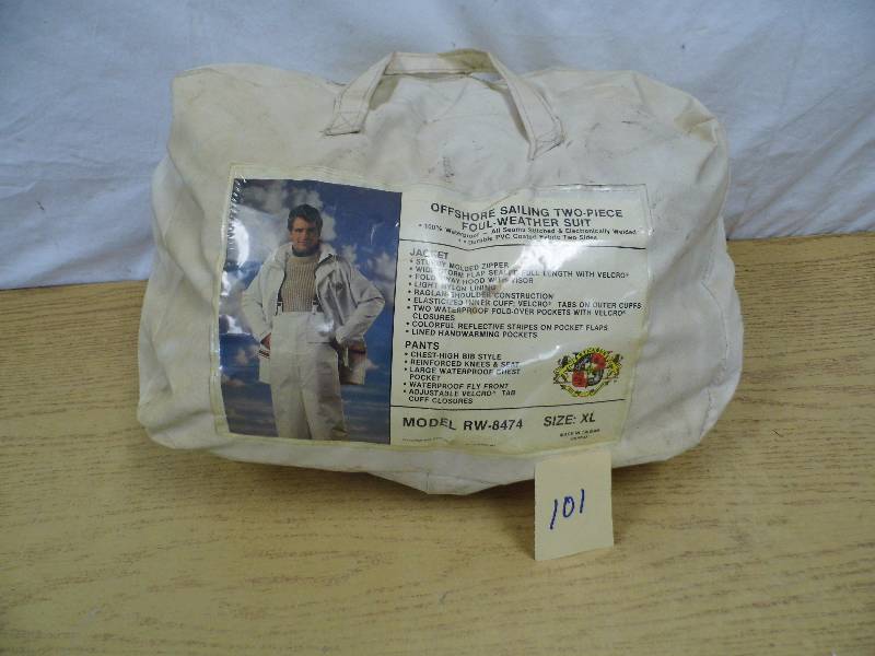 lot 101 image: Foul Weather Suit