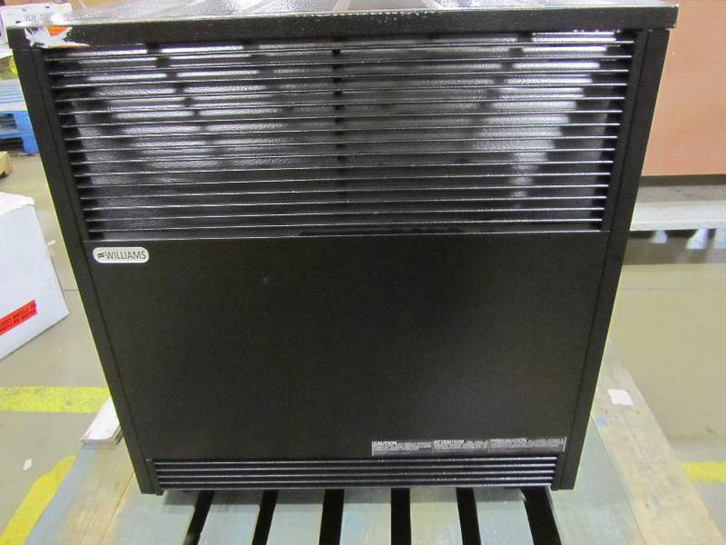 lot 18 image: Williams 50,000 BTUhr Enclosed Front Console Room Natural Gas Heater