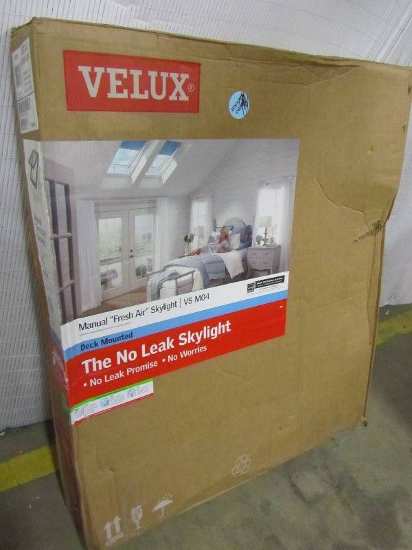lot 49 image: VELUX 21 in. x 45-34 in. Fresh Air Venting Deck-Mount Skylight with Tempered Low-E3 Glass