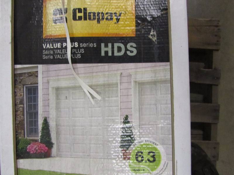 lot 52 image: Clopay Value Plus Series 8 ft. x 7 ft. 6.3 R-Value Insulated White Garage Door