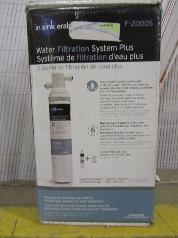 lot 61 image: InSinkErator Water Filtration System Plus Hot and Cold Water Dispensers