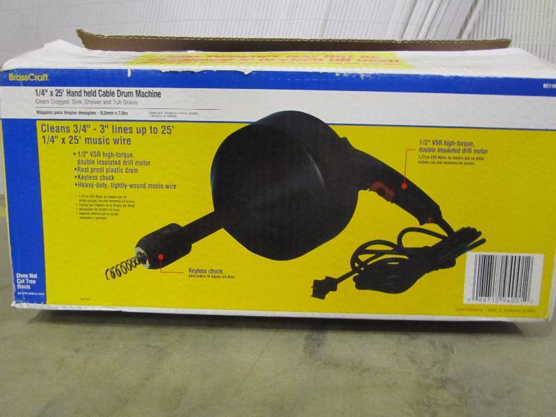 lot 65 image: BrassCraft 14 in. x 25 ft. Electric Spinner