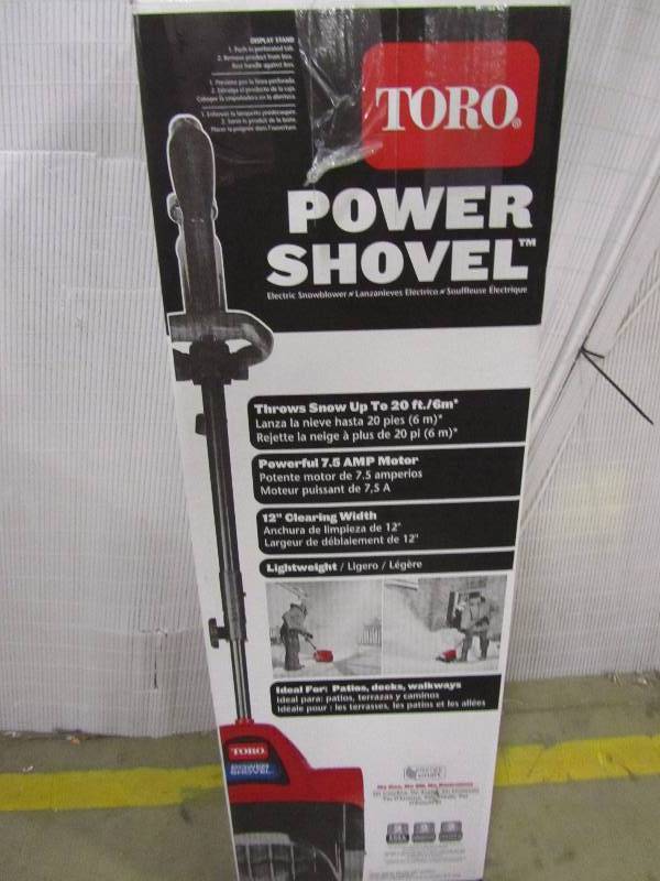 lot 70 image: Toro 12 in. Power Shovel Electric Snow Blower