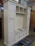 lot 28 image: Home Decorators Collection Royce Polar White Hall Tree