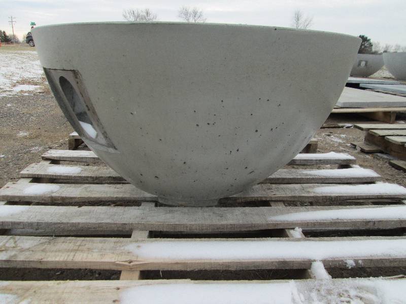Medium Concrete Planter  Accent Pot