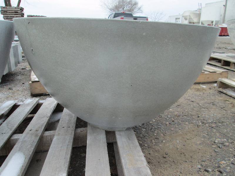 Medium Concrete Planter  Accent Pot