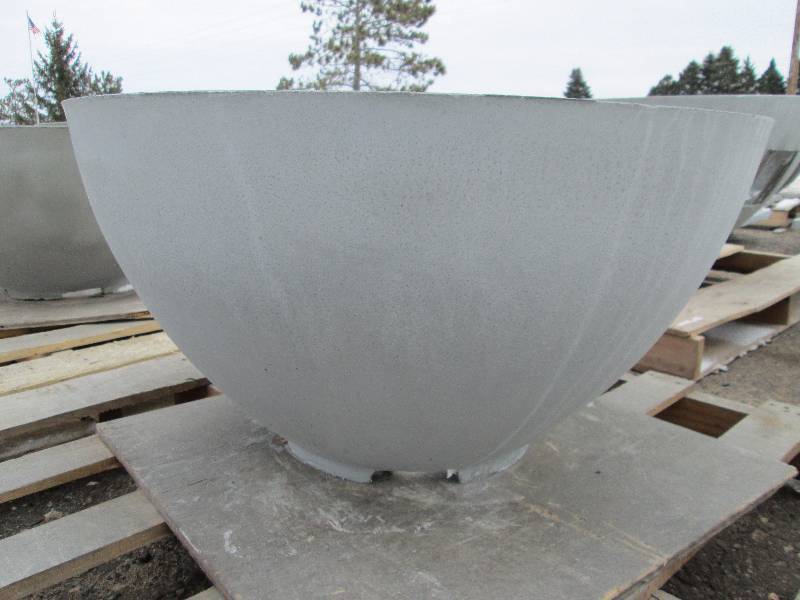 Medium Concrete Planter  Accent Pot