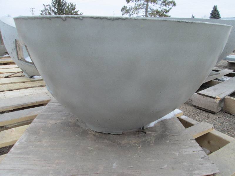 Medium Concrete Planter  Accent Pot