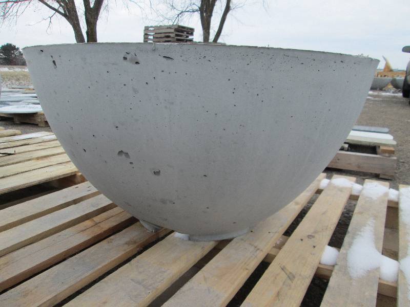 Medium Concrete Planter  Accent Pot