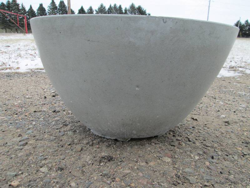 Small Concrete Planter  Accent Pot