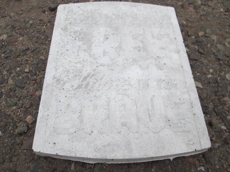 Land Of The Free Concrete Paver  Yard Art  Wall Hanging