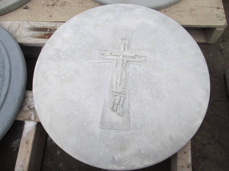 Cross & Nails Concrete Paver  Yard Art  Wall Hanging