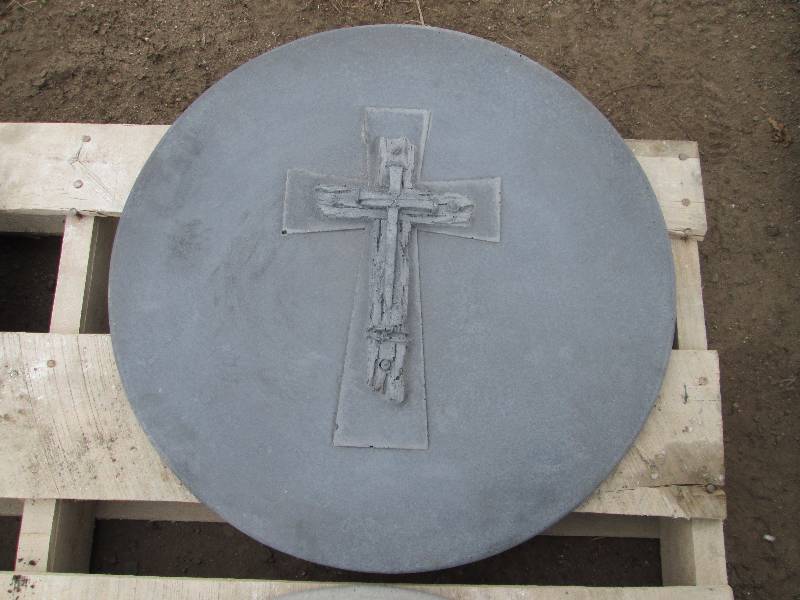 Cross & Nails Concrete Paver  Yard Art  Wall Hanging