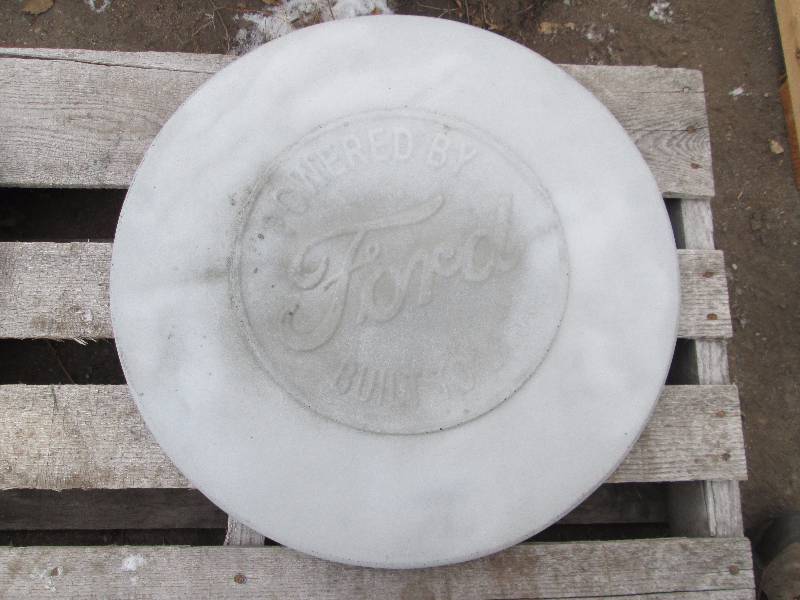 Ford Concrete Paver  Yard Art  Wall Hanging