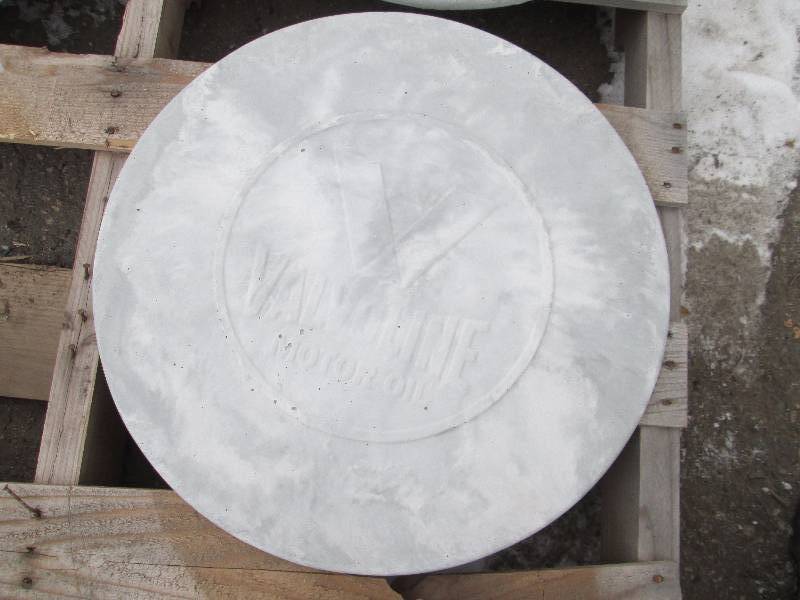 Valvoline Concrete Paver  Yard Art  Wall Hanging