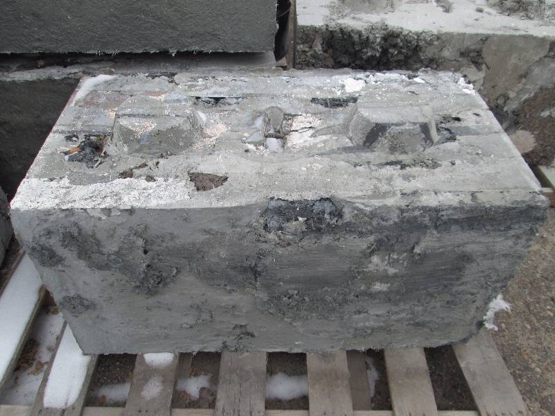 (7) Concrete Lego Retaining Blocks