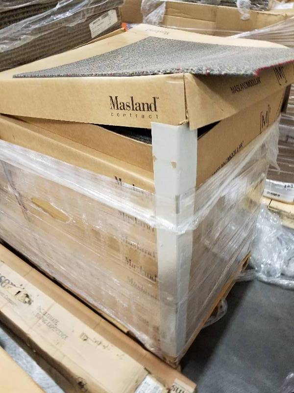 lot 94 image: Lot of (10) Boxes of Masland Carpet Squares