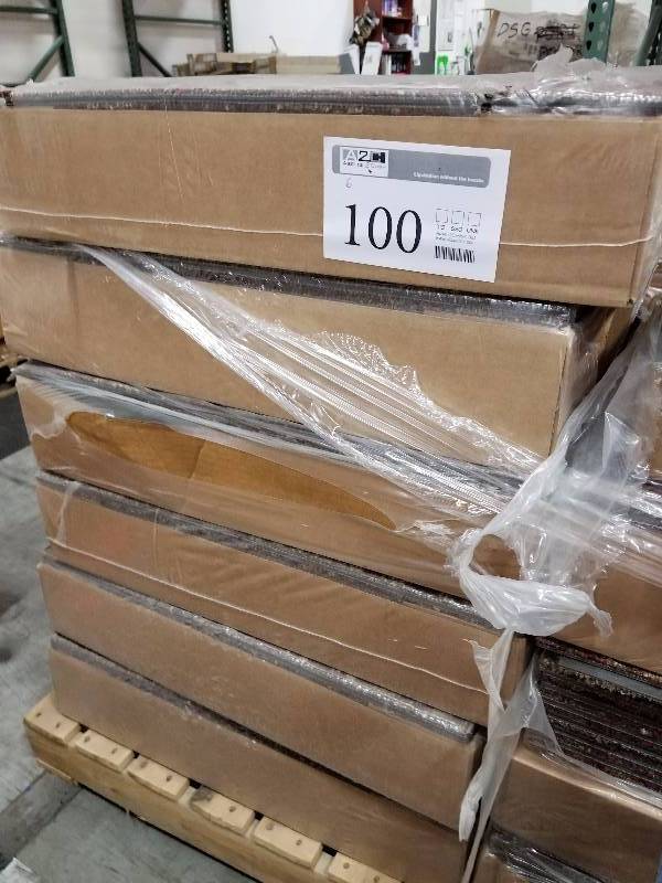 lot 100 image: Lot of (6) Boxes of Carpet Squares