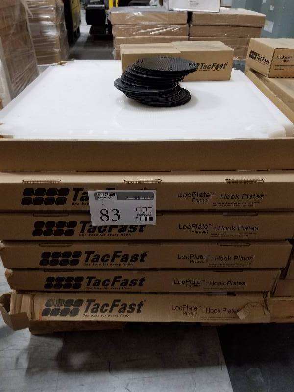 lot 83 image: Lot of (6) Boxes of Tacfast LocPlate Hook Plates
