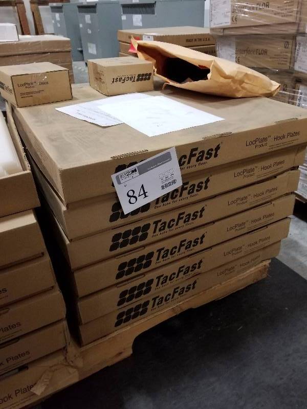 lot 84 image: Lot of (6) Boxes of Tacfast LocPlate Hook Plates