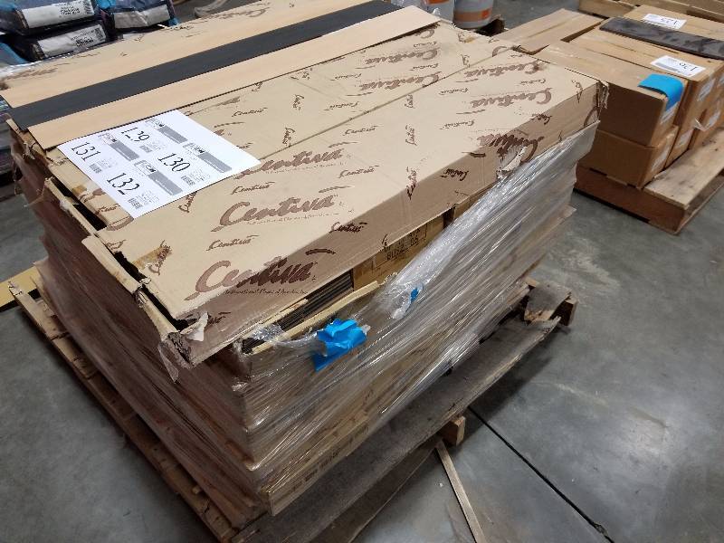 lot 130 image: Lot of (8) Boxes of Centiva 4x36in. Flooring