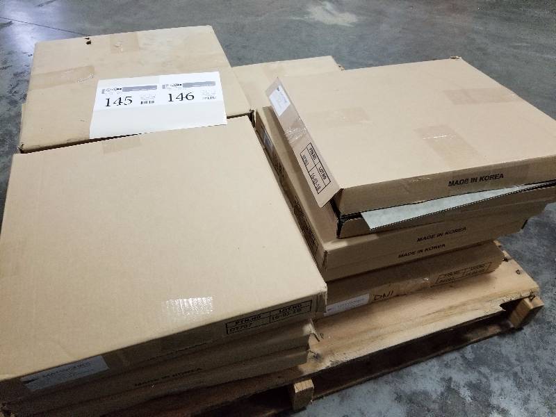 lot 146 image: Lot of (8) Boxes of Matworks 18x18in. Carpet Squares