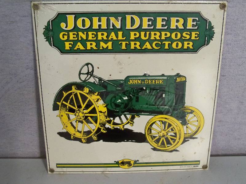 John Deere Porcelain Sign