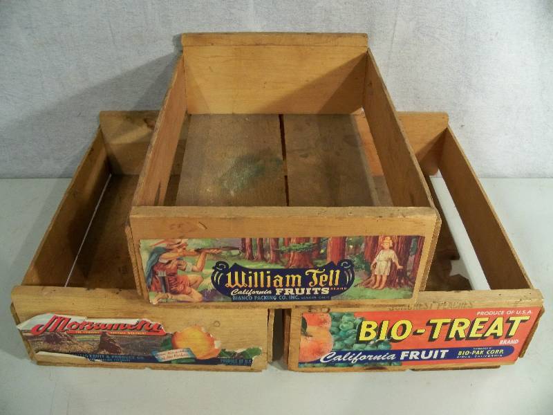 Wood Fuit Crates
