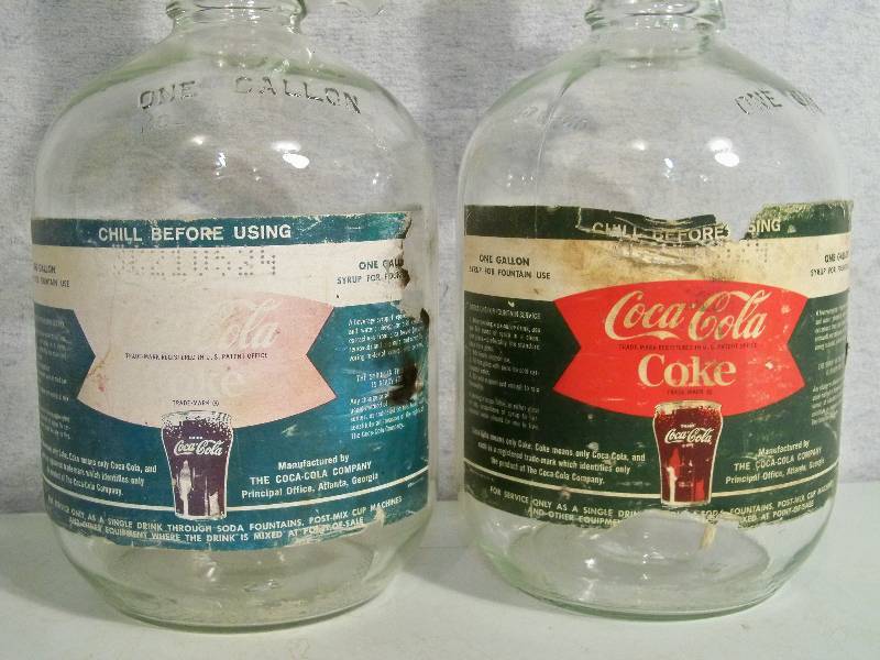 Coca-Cola Glass Jugs