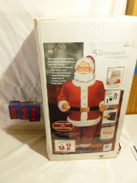 SnS Auctions # 298 Christmas animated figures & displays.