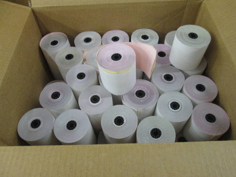 Large Lot of 3Ply NCR Register Roll...