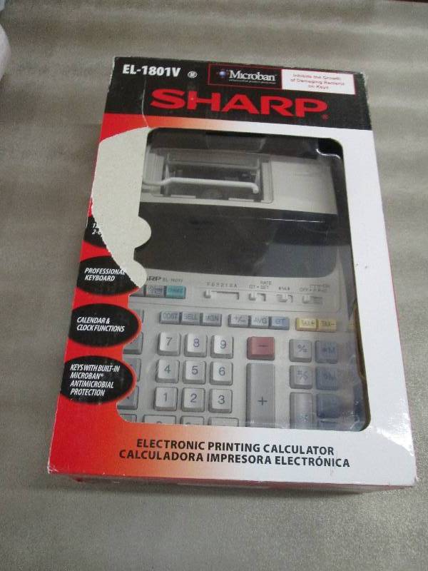 Sharp EL-1801V Portable 12-Digit 2-...