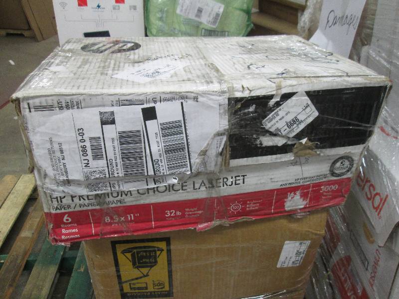 Case of 6 Reams HP 32 lb Laser Jet ...