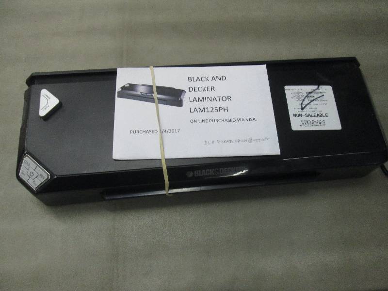 Black & Decker Laminator LAM125PH o...