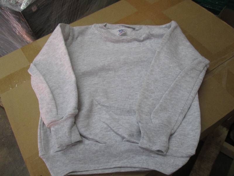 Box of Size 4 Grey Sweat Shirts 50...