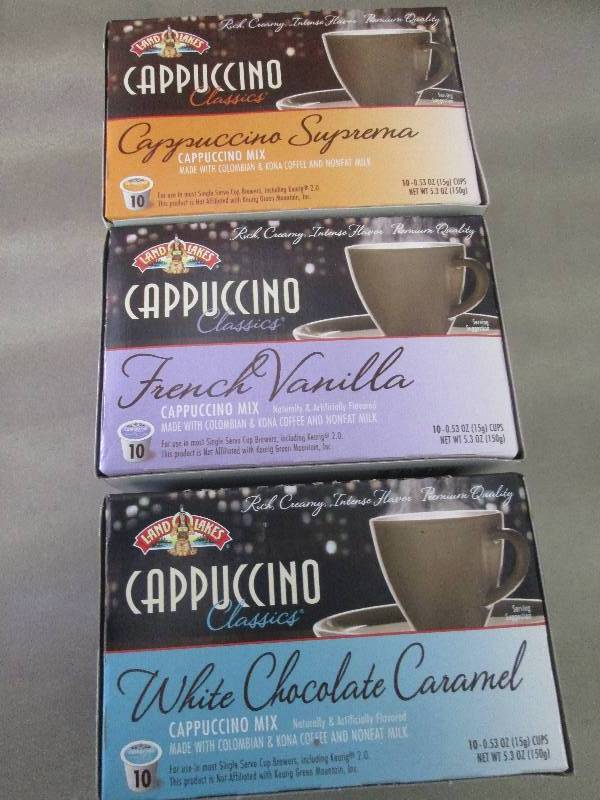 Lot of 3 Pkgs of Land O Lakes Cappu...
