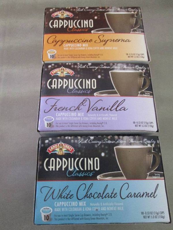 Lot of 3 Pkgs of Land O Lakes Cappu...