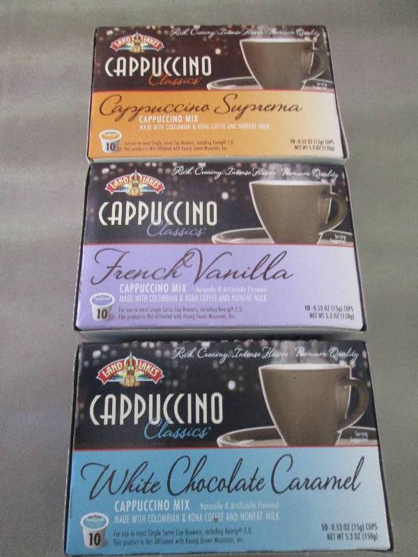 Lot of 3 Pkgs of Land O Lakes Cappu...
