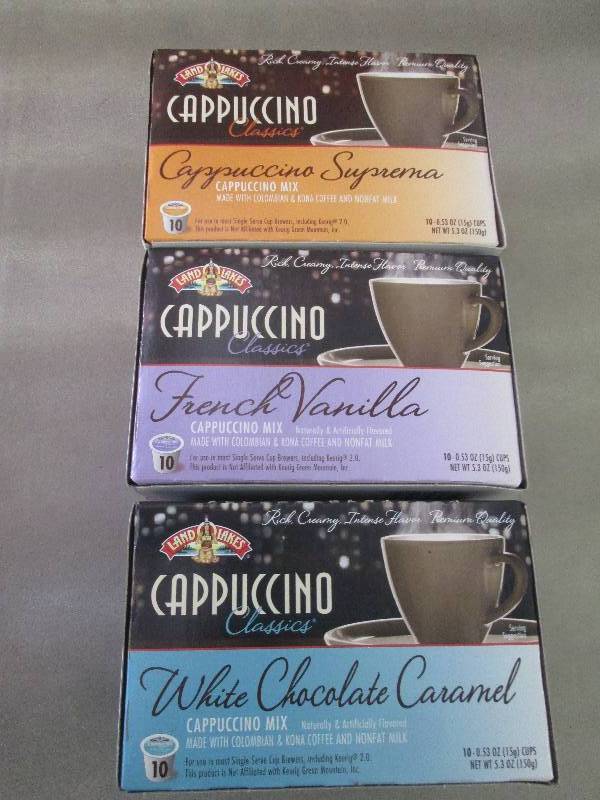 Lot of 3 Pkgs of Land O Lakes Cappu...