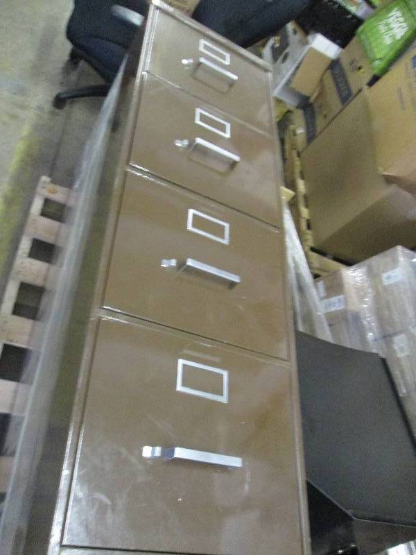 SteelCase 4 Drawer Brown File Cabin...