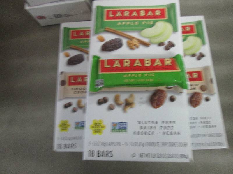 Lot of 3 Boxes of 18 each Larabar A...