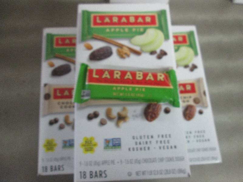 Lot of 3 Boxes of 18 each Larabar A...