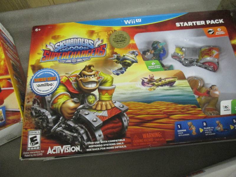 Lot of 2 Wii Skylanders Supercharge...