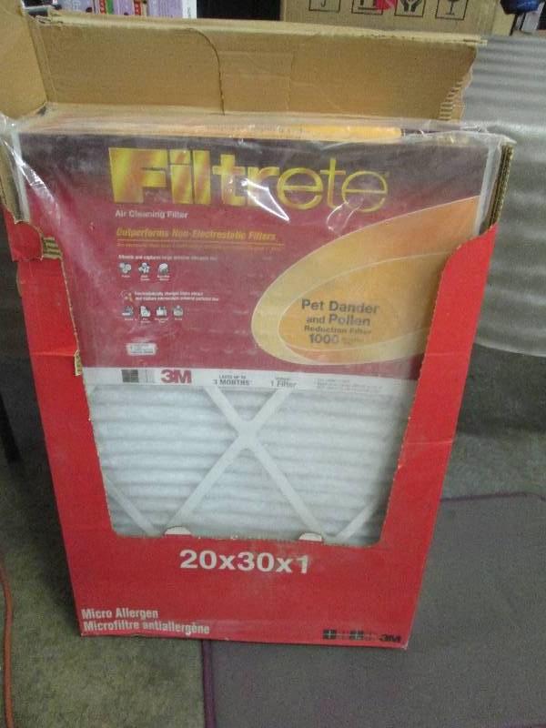 Lot of 6 - 3M Filtrete Micro Allege...