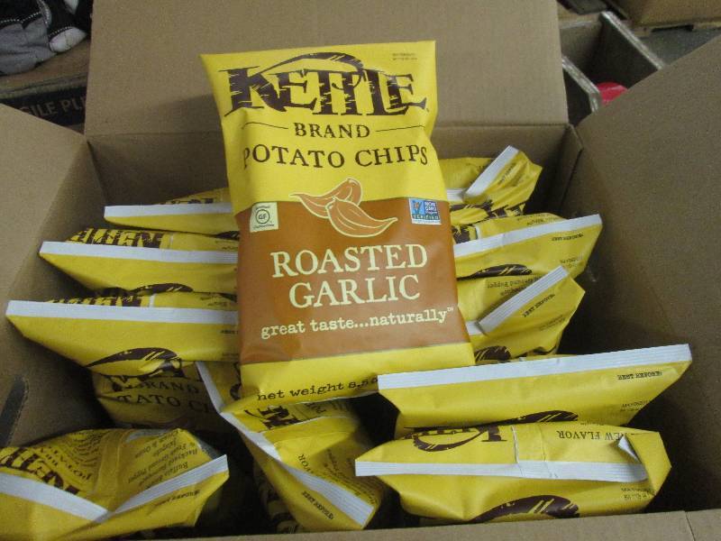Case of 12- 8.5 oz Kettle Chips Roa...