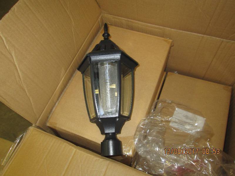 Lot of 4 Black Solar Lantern Bodies...