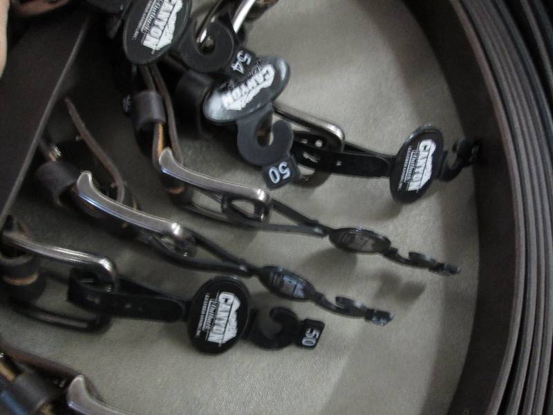 Lot of 11 - Black & Brown 48-54 in ...