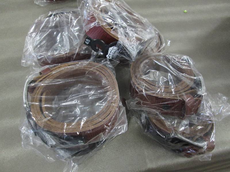Lot of 9- Brown 48 in Canyon Leathe...
