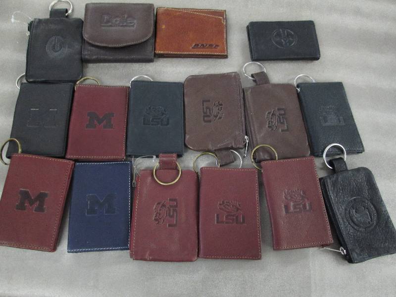 Lot of Assorted Logo Leather Access...