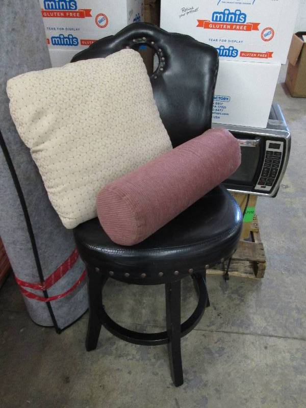 Nailhead Stool- needs hardware, 2 A...
